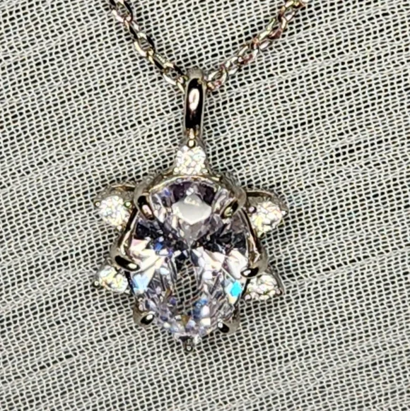 Clear Stone Necklace - Picture 2 of 2